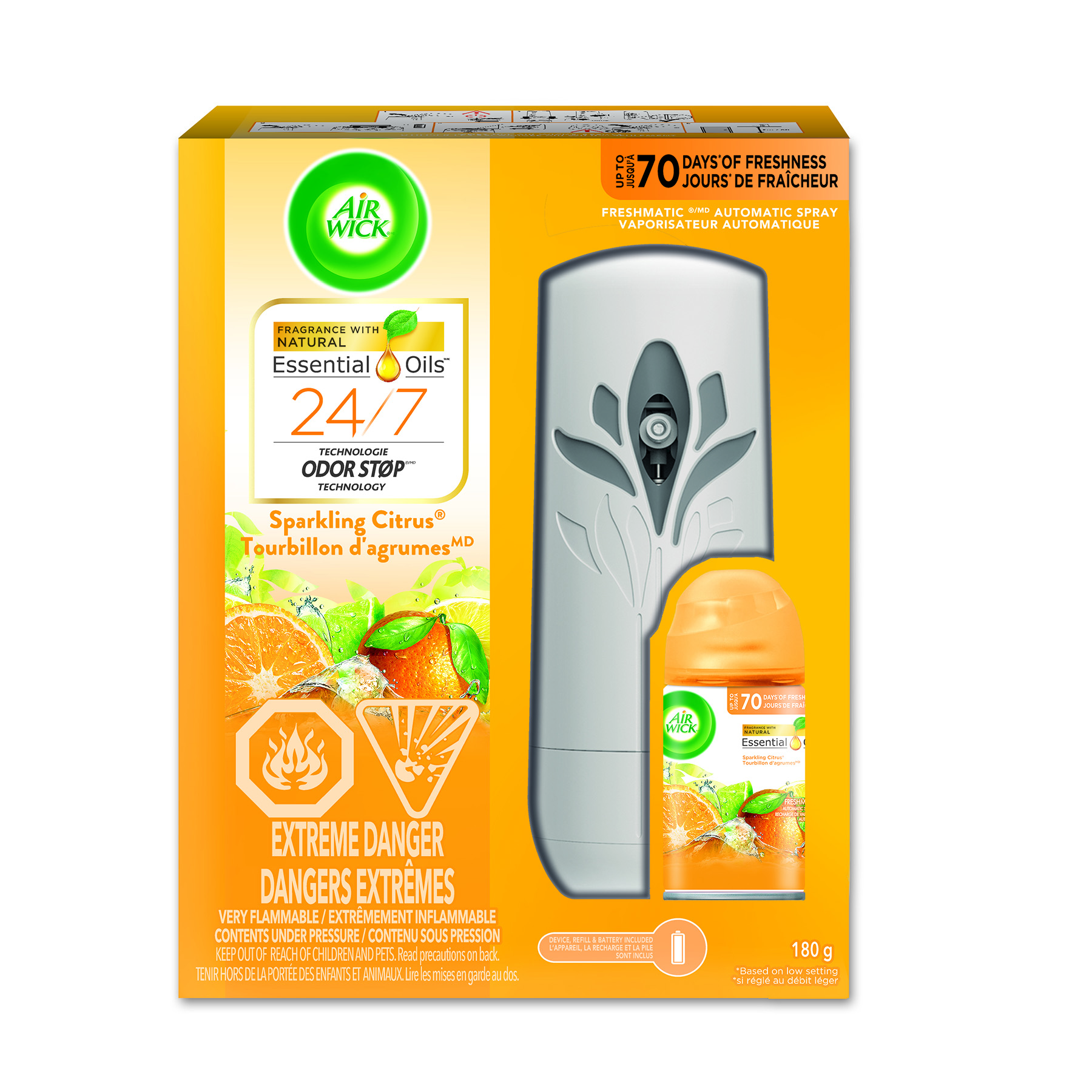 AIR WICK® FRESHMATIC® - Sparkling Citrus - Kit (Canada)